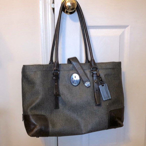 Tumi Handbags - Tumi Vila Turin tote grey/brown